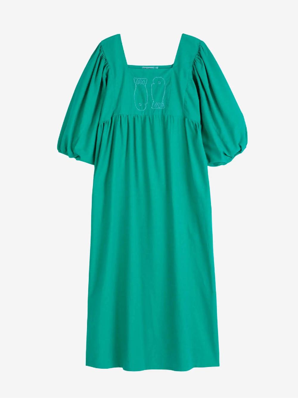 Bobo choses Couple Fish embroidery puff sleeve dress Rebajas de fin de temporada