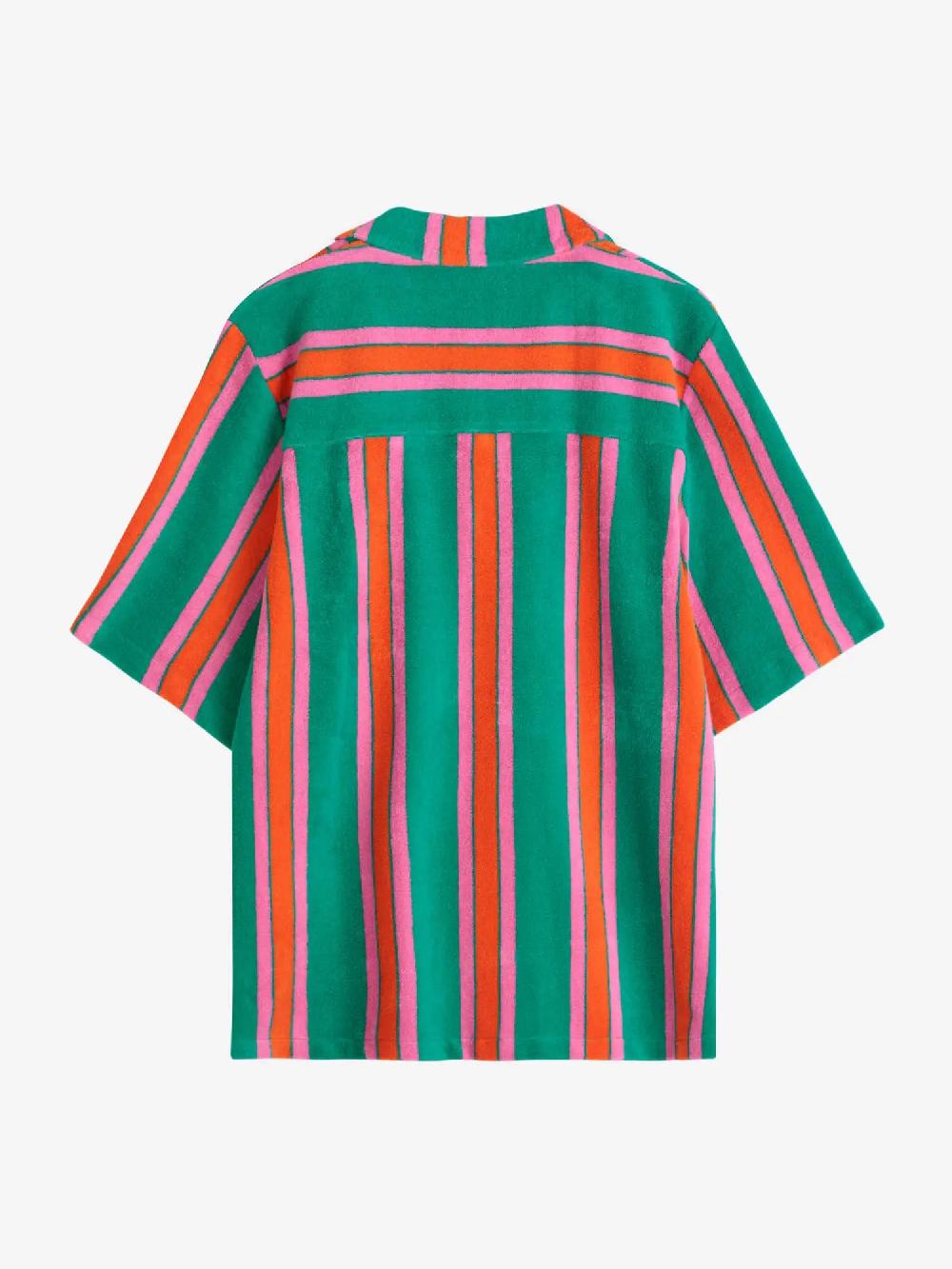 Bobo choses Striped terry shirt Precio ultrabajo