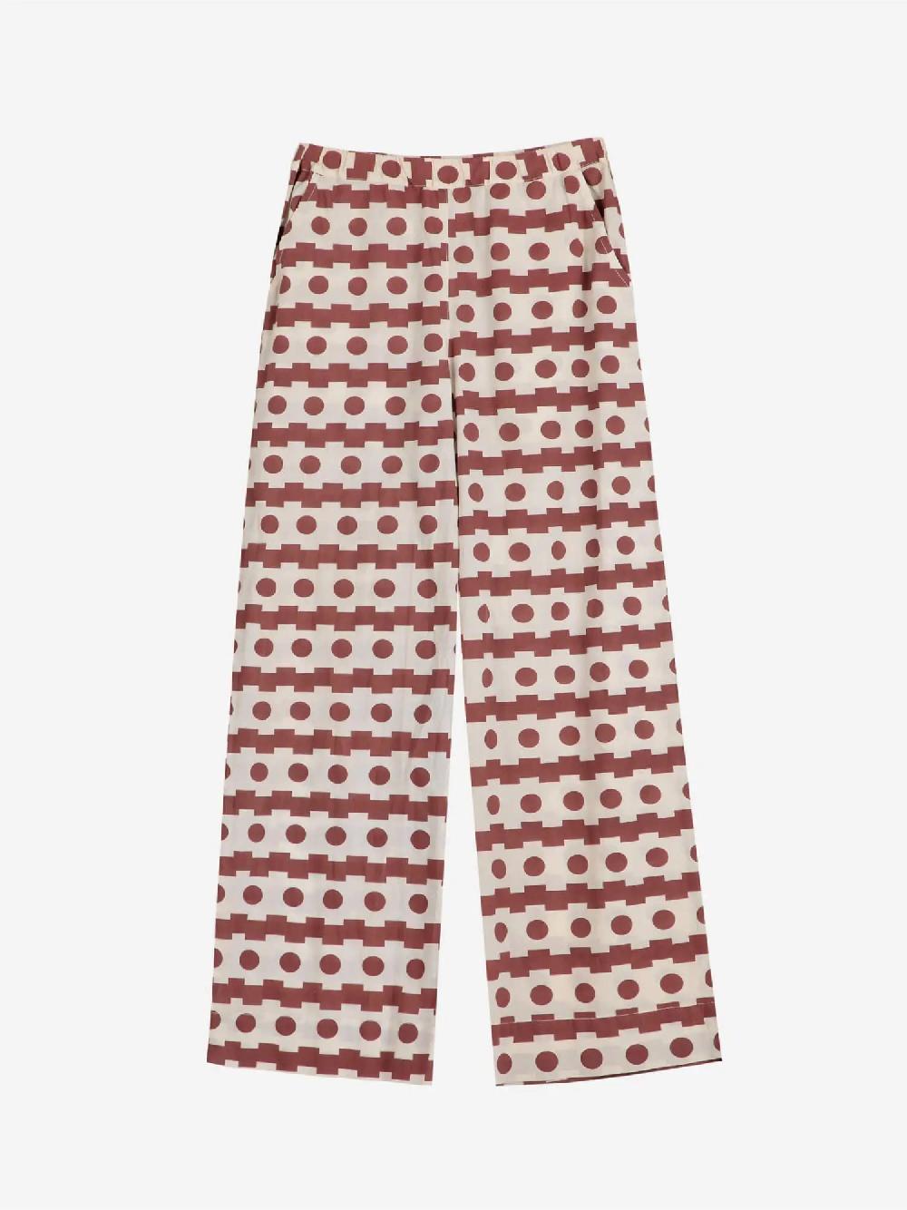 Bobo choses Geometric print wide-leg trousers 2025