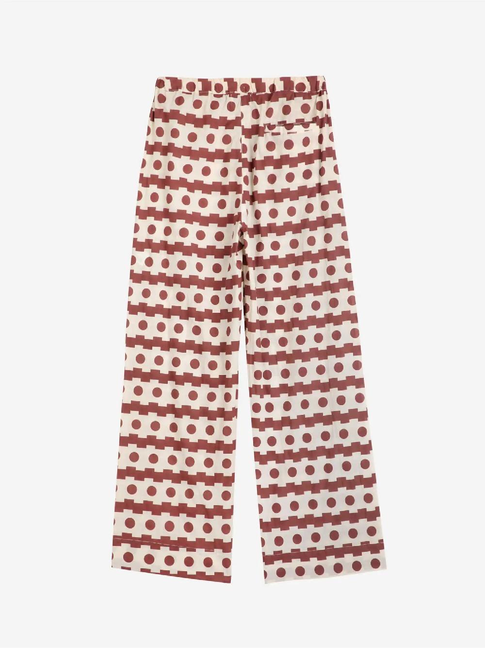 Bobo choses Geometric print wide-leg trousers 2025