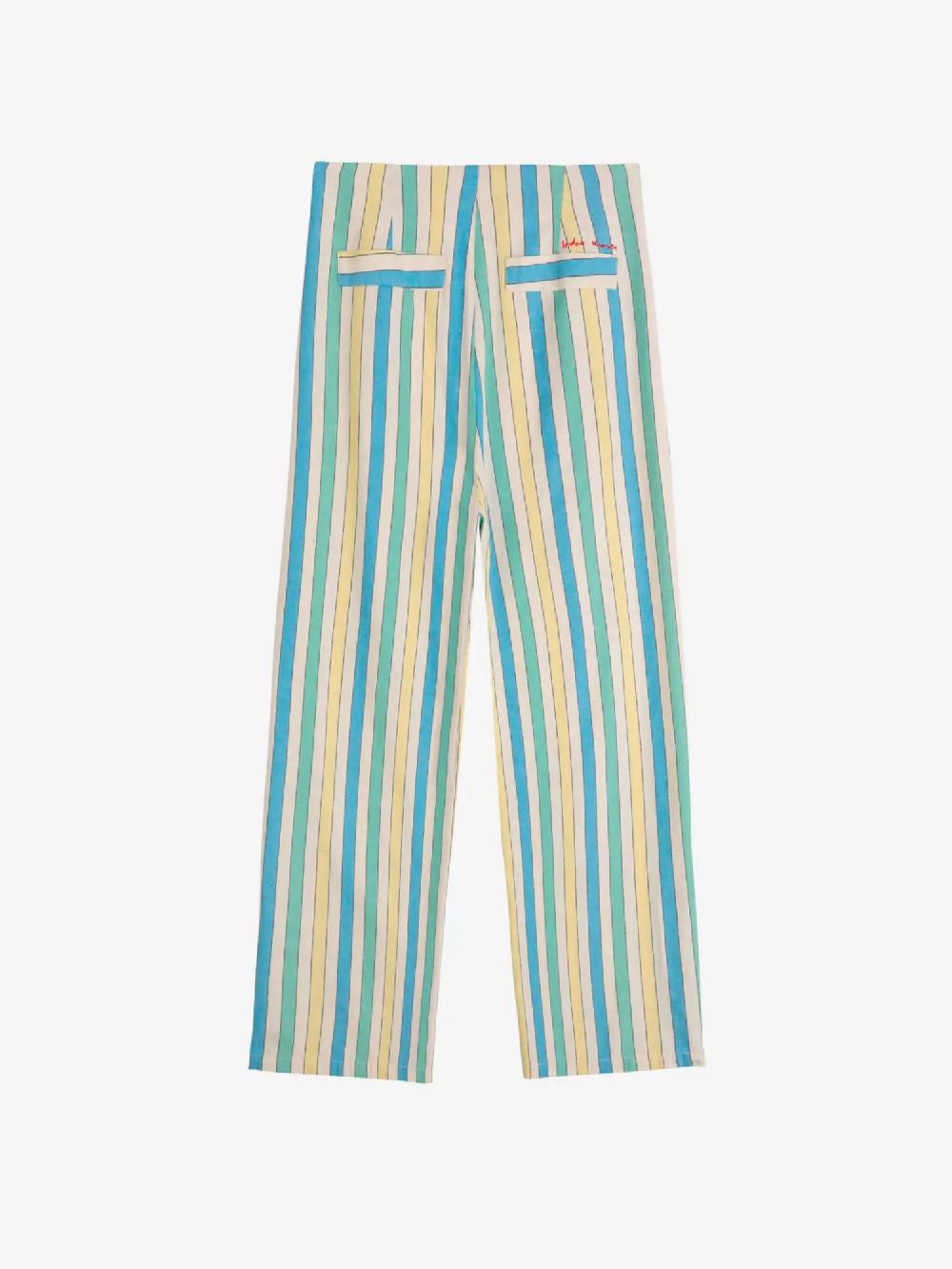 Bobo choses Multicolor Stripes pleated trousers En línea