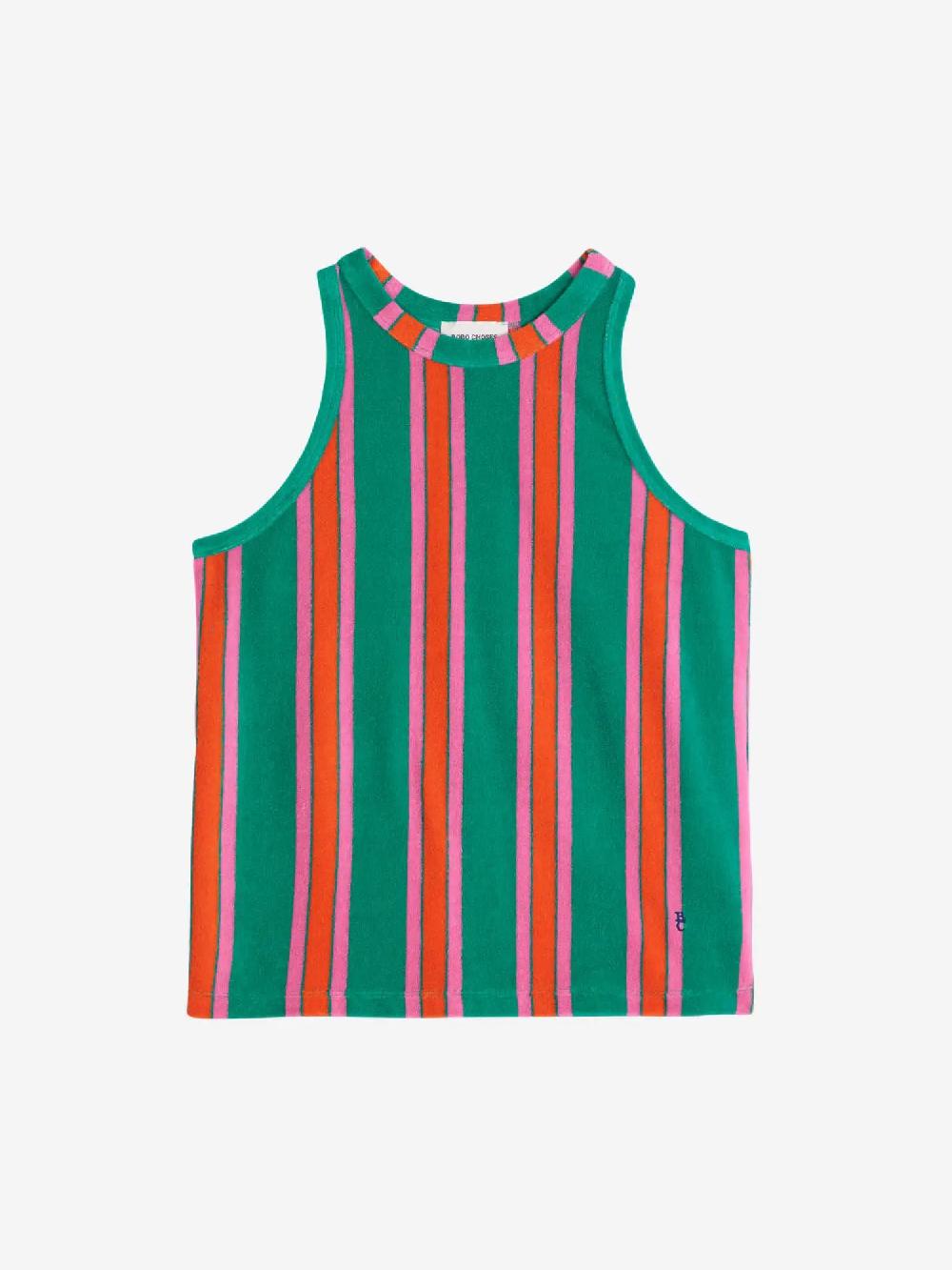 Bobo choses Multicolor Stripes terry tank top Rebajas