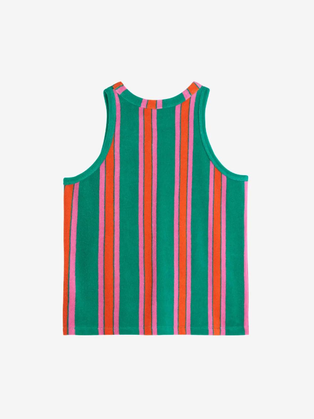 Bobo choses Multicolor Stripes terry tank top Rebajas