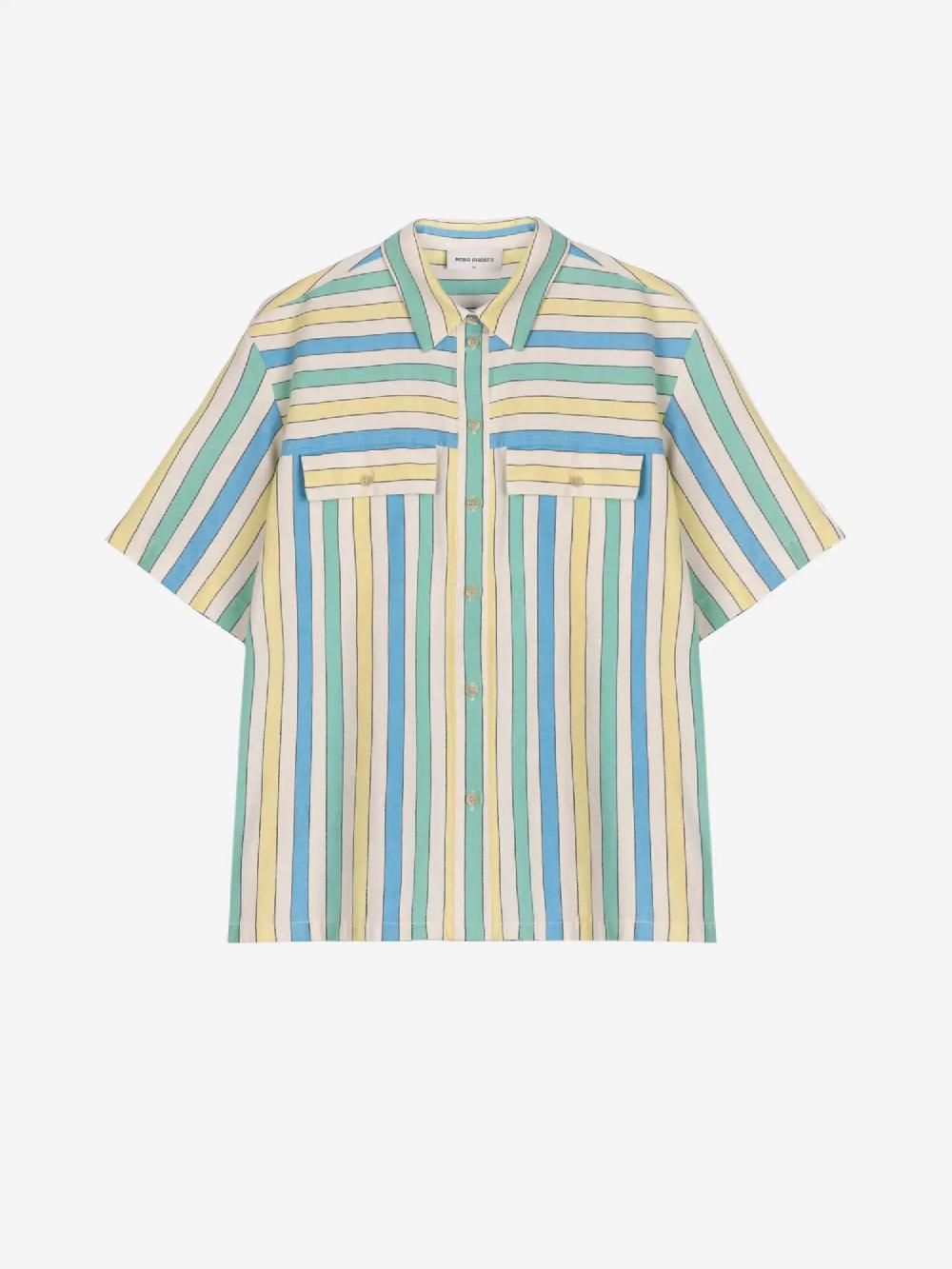 Bobo choses Multicolor stripes relaxed shirt Venta caliente