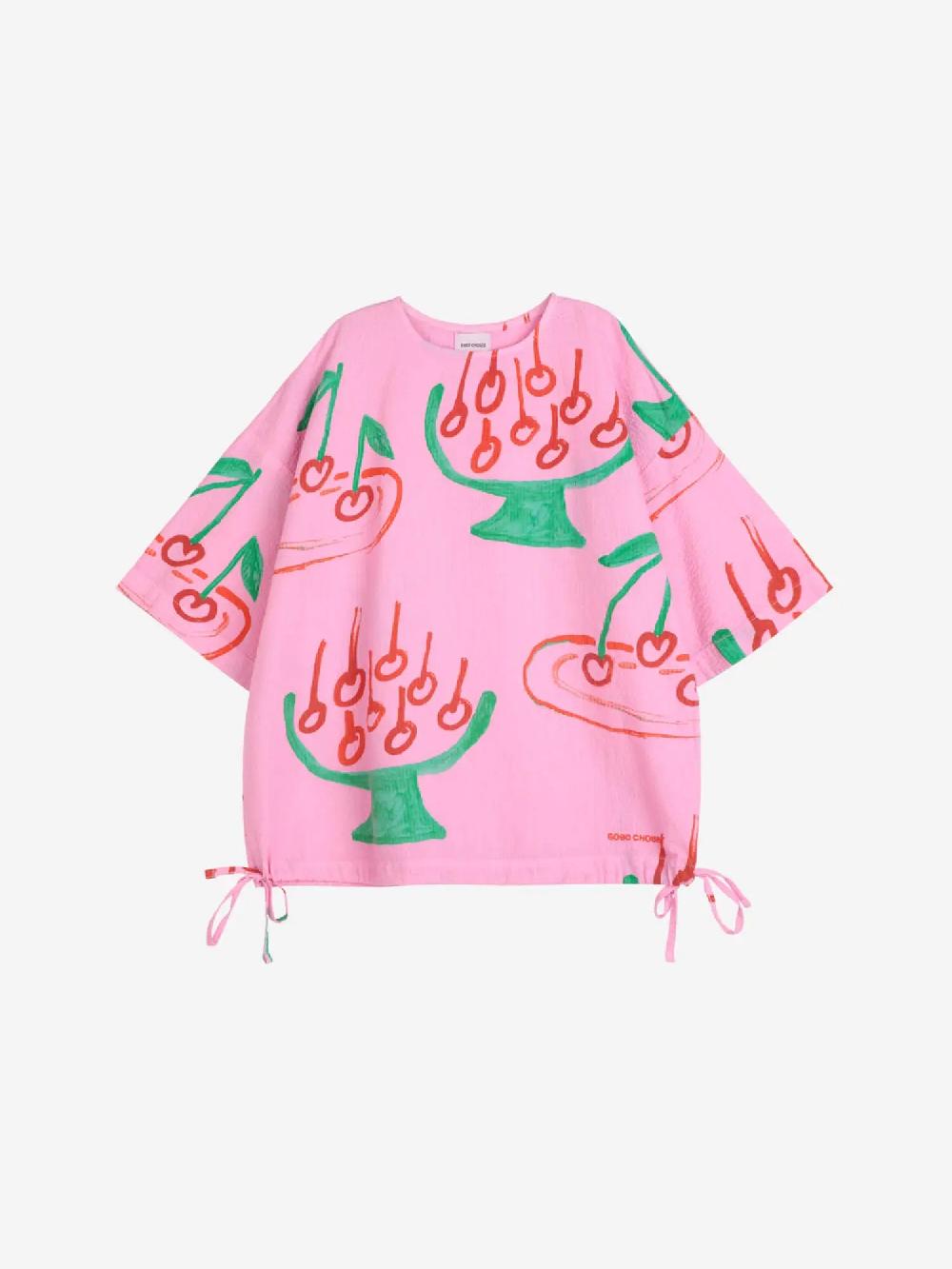 Bobo choses Cherry print cropped blouse En oferta