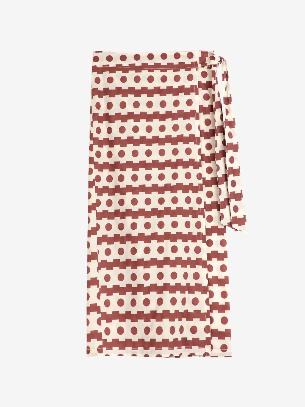 Bobo choses Geometric print wrap skirt Rebajas baratas
