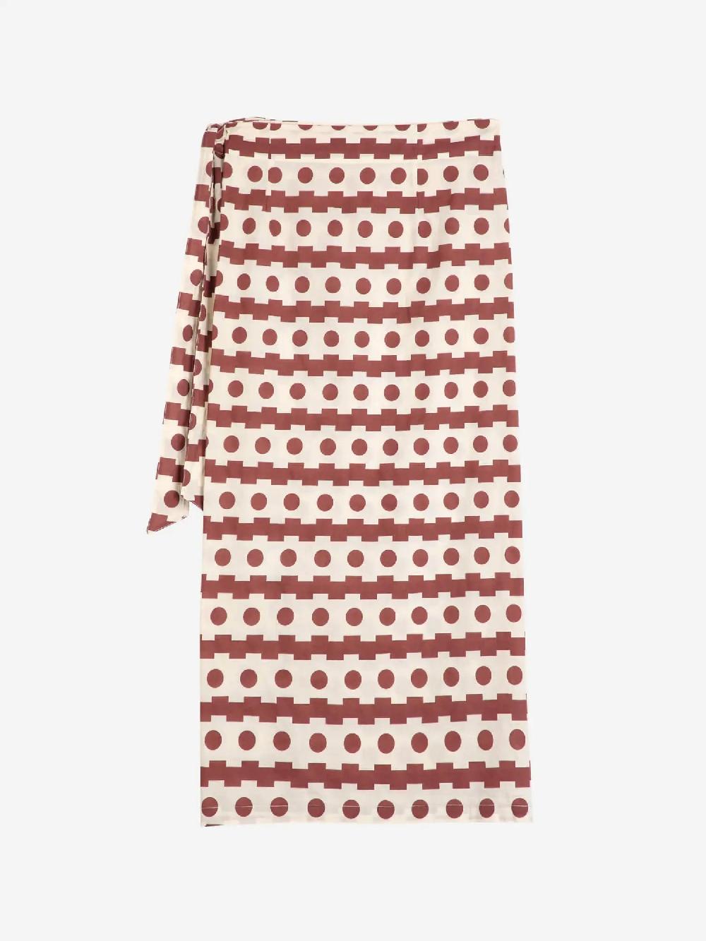 Bobo choses Geometric print wrap skirt Rebajas baratas