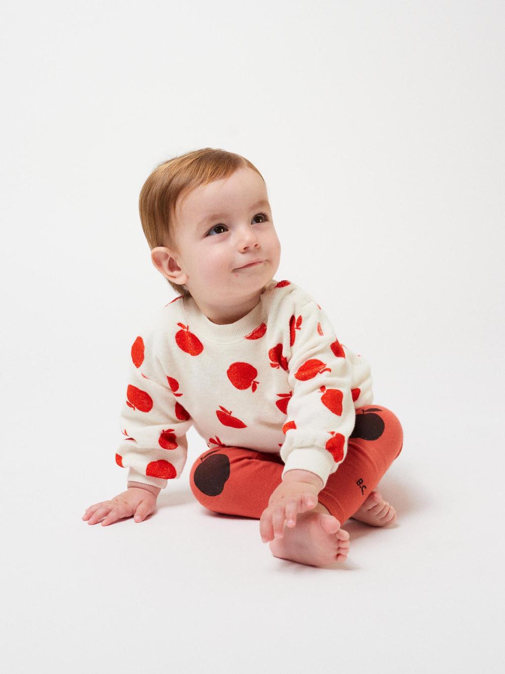Bobo choses Poma all over ecru terry sweatshirt Último día