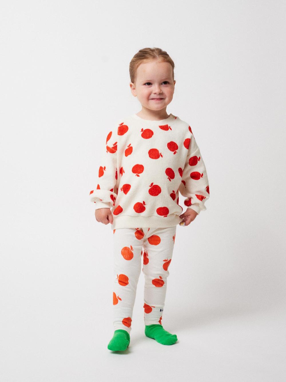 Bobo choses Poma all over ecru leggings Precio de fábrica