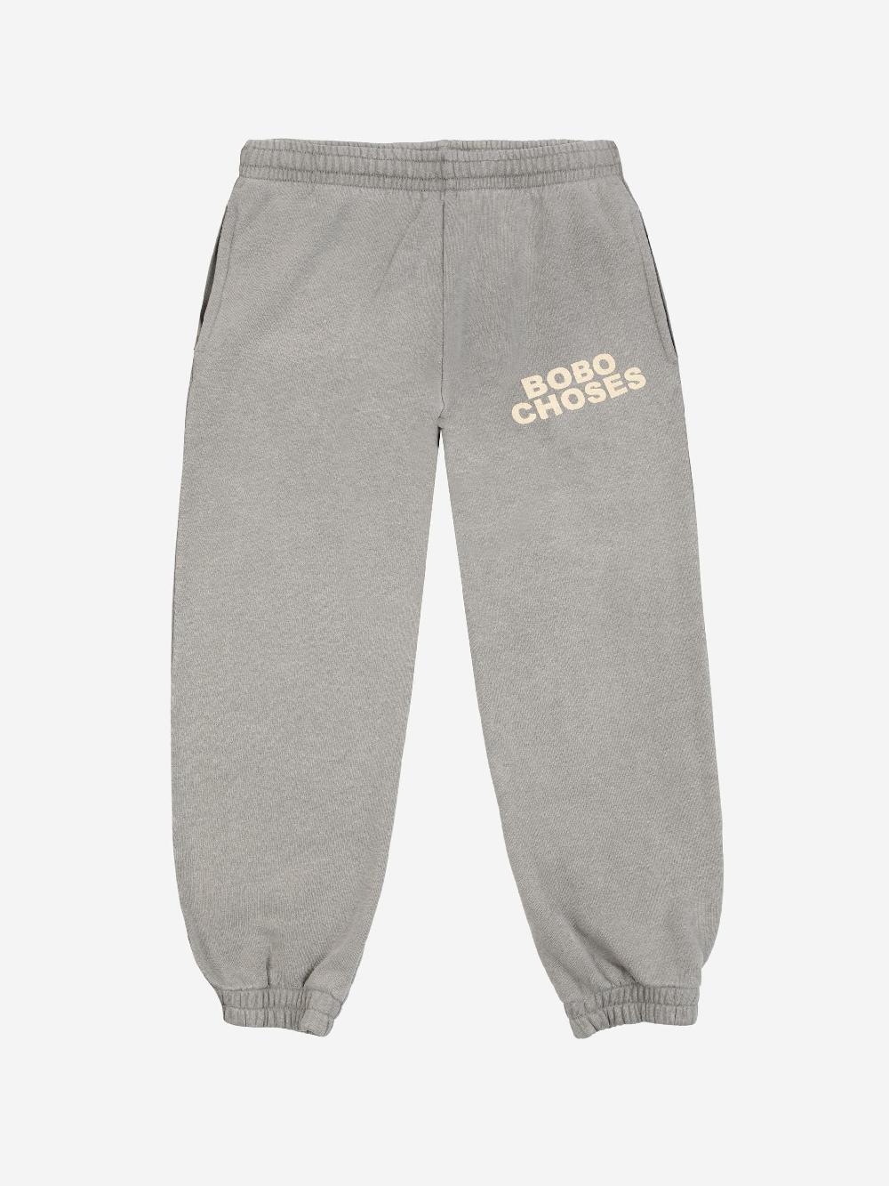 Bobo choses Bobo Choses grey jogging pants Solo hoy