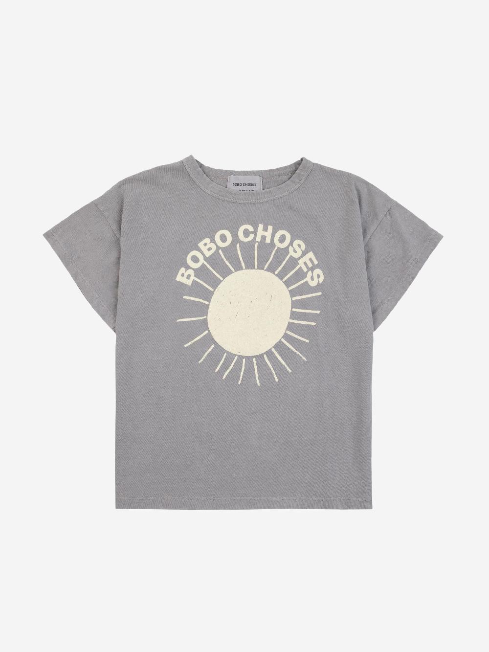 Bobo choses Bobo Choses Sun grey T-shirt Grandes descuentos