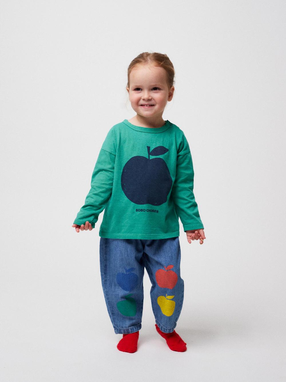 Bobo choses Poma green T-shirt Tienda de fábrica