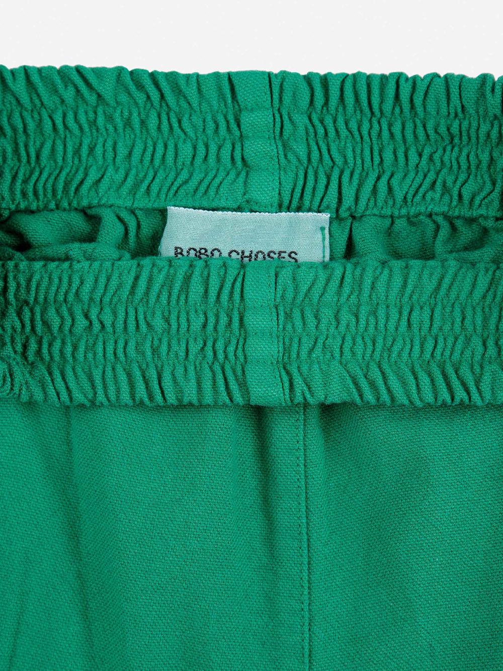 Bobo choses Poma green woven pants 2025
