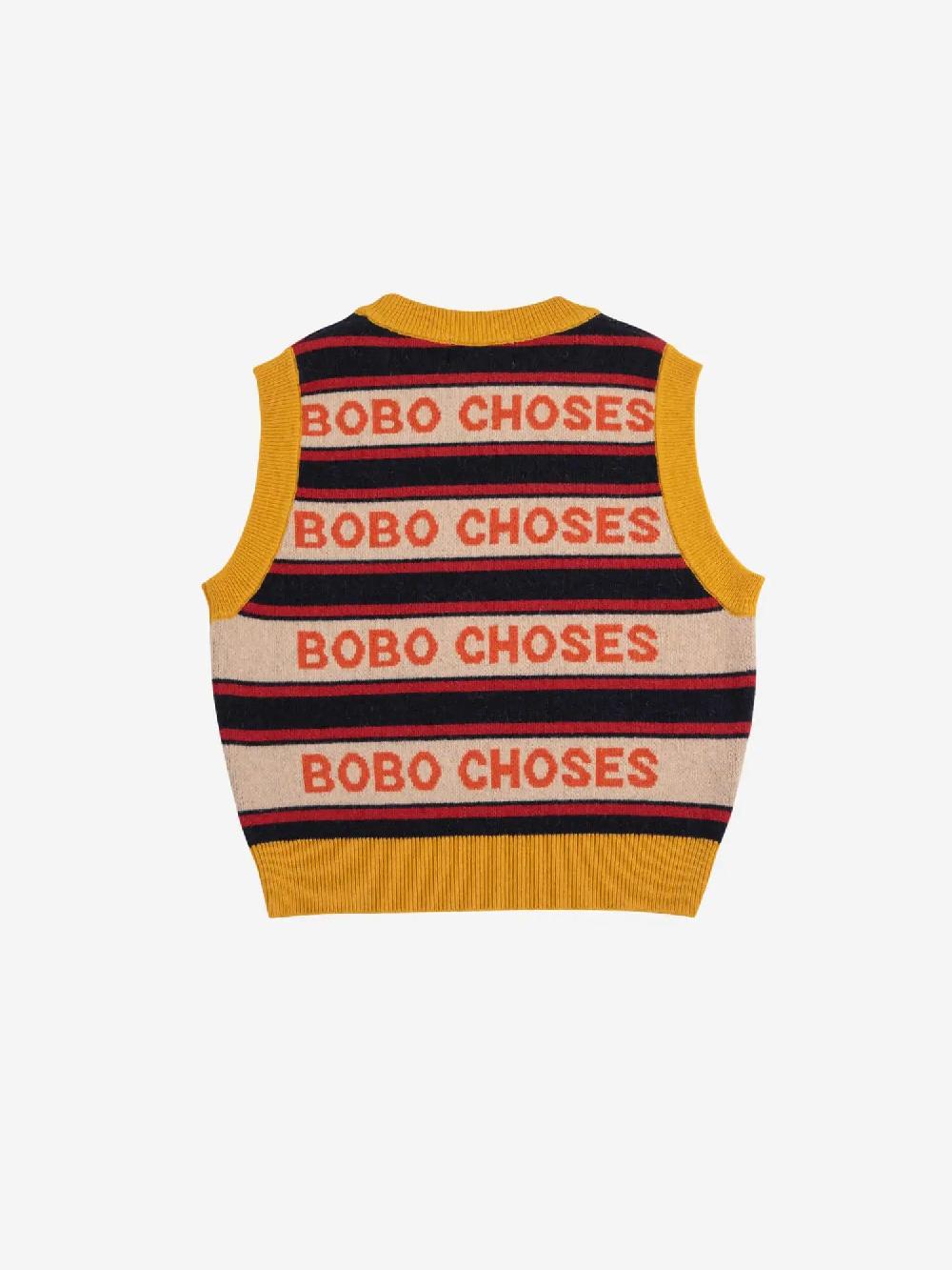Bobo choses Bobo choses stripes knit vest Rebajas de fábrica