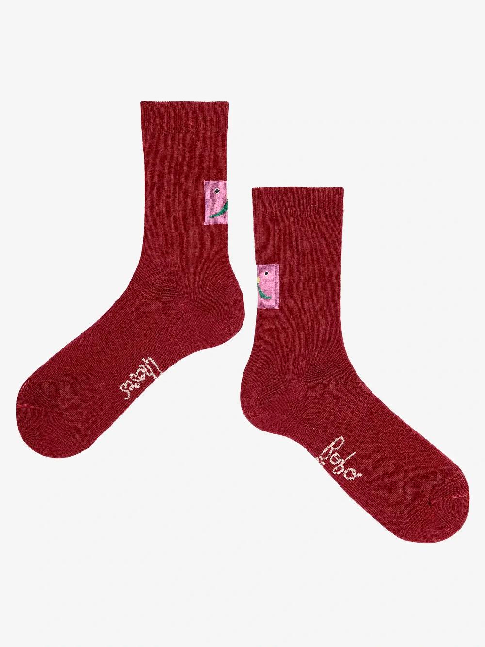 Bobo choses Abstract cat smile short socks Rebajas online