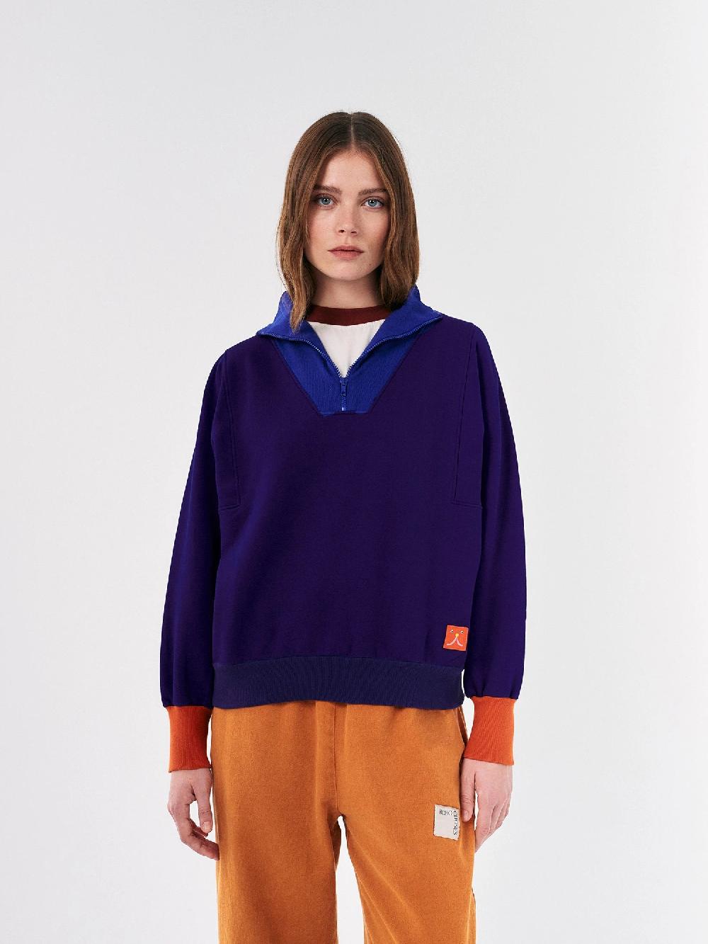 Bobo choses Color Block zipped sweatshirt ÚLTIMAS EDICIONES