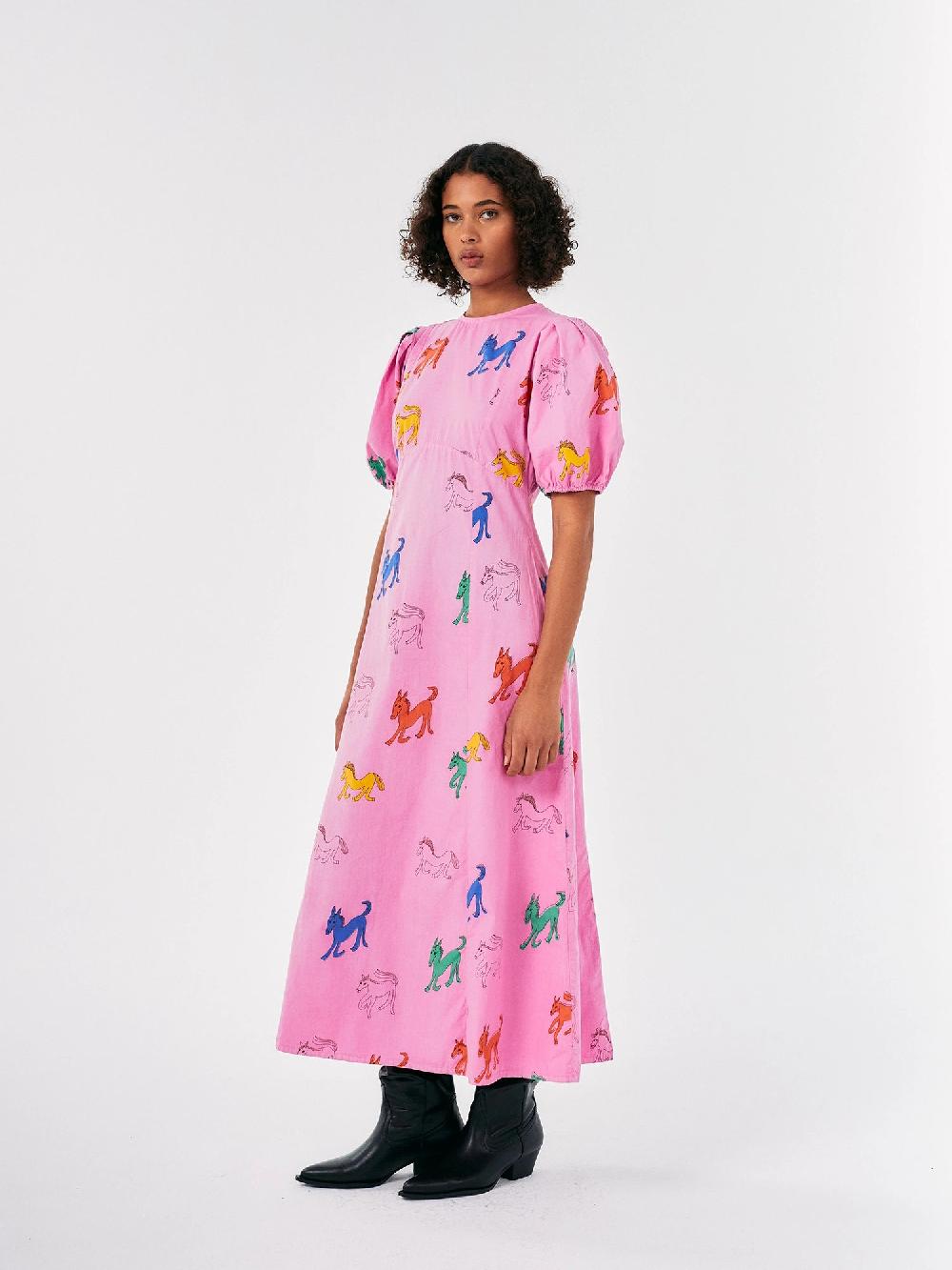 Bobo choses Wonder Horse printed evase dress Precio de fábrica