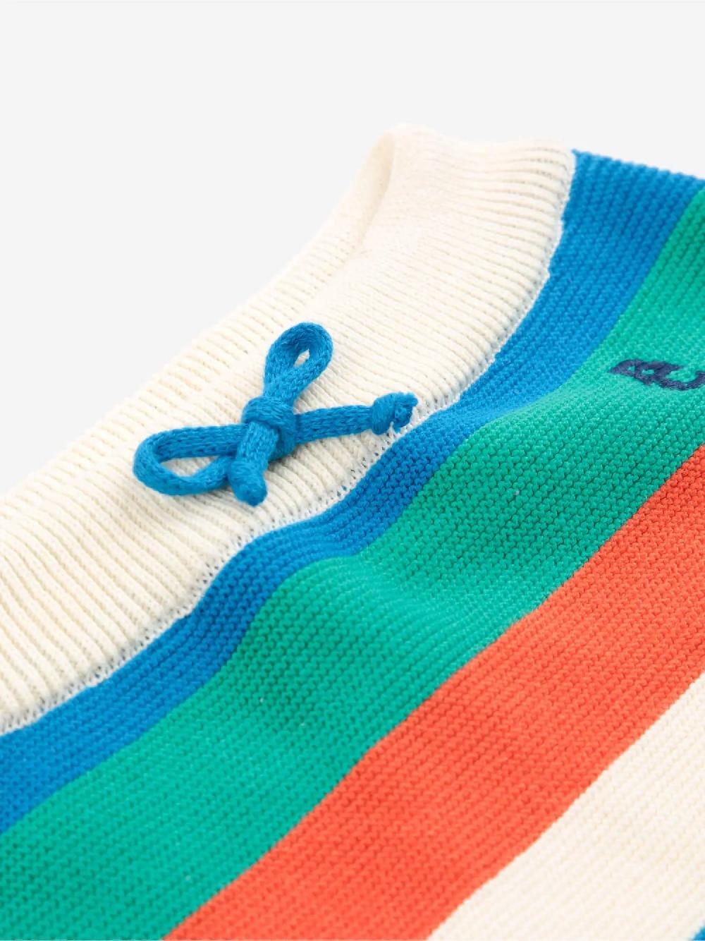 Bobo choses Striped knitted shorts Tienda de fábrica