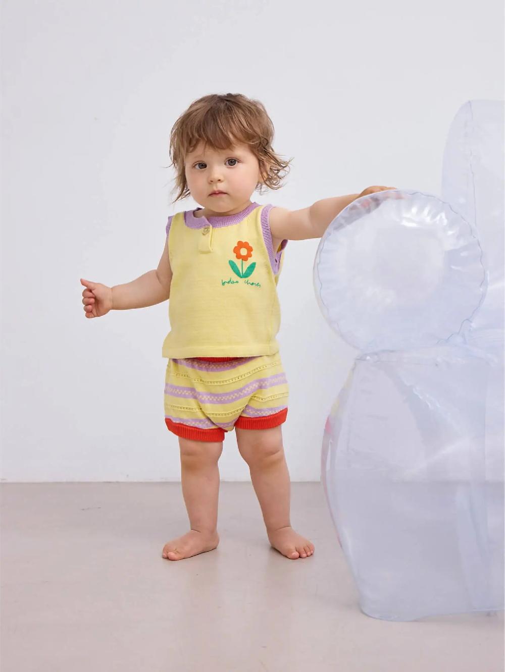 Bobo choses Flower knitted bloomer Limitado a 3 días