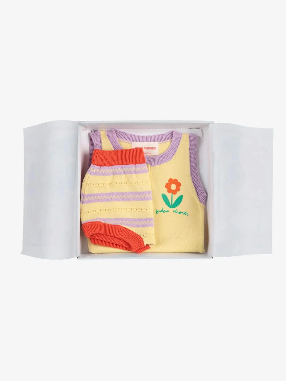 Bobo choses Flower knitted set Precios de Black Friday