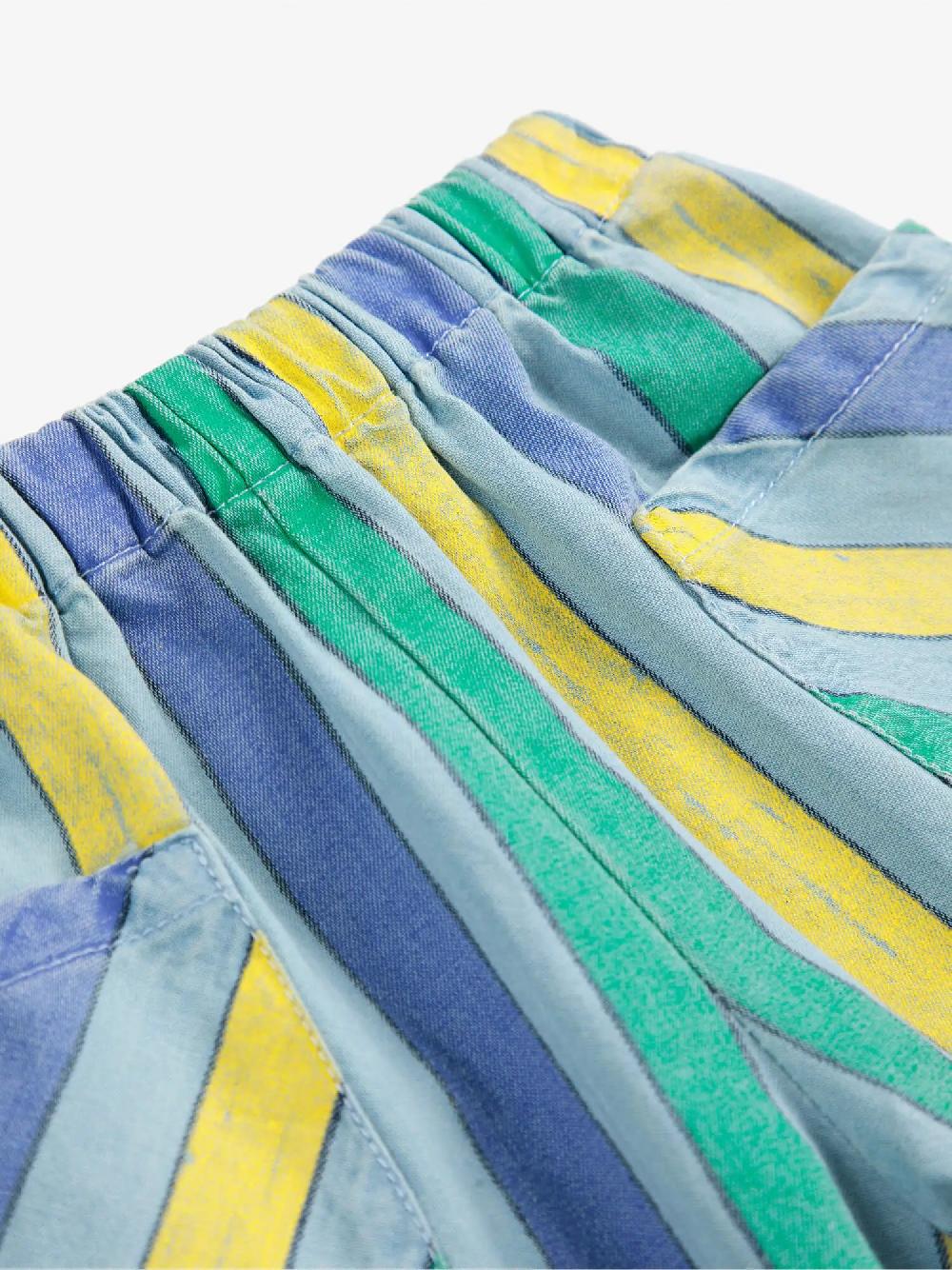 Bobo choses Multicolor Stripes denim pants Descuentos del mes