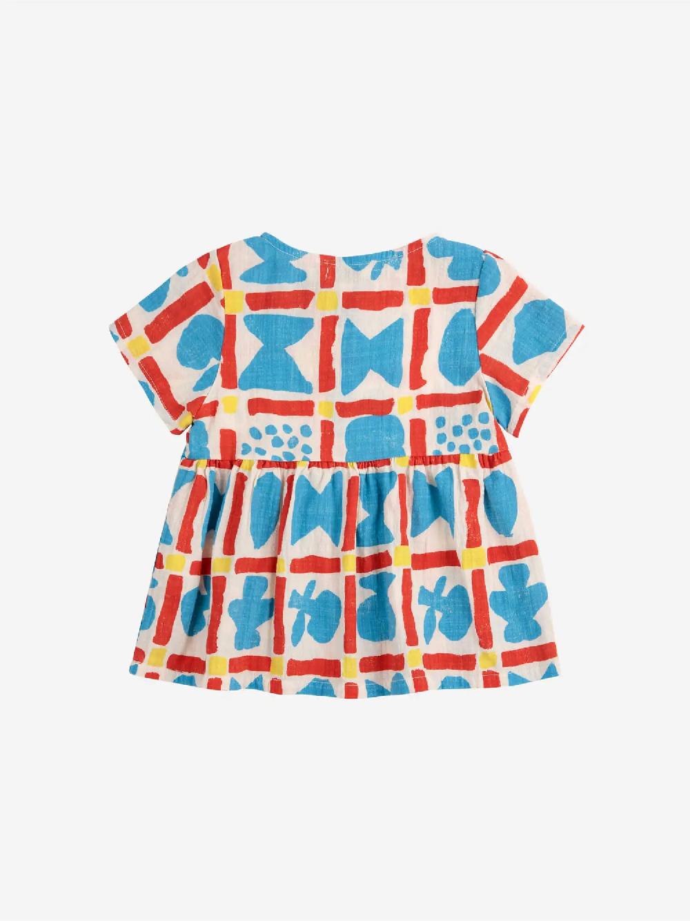Bobo choses Geometric Game woven dress 2025