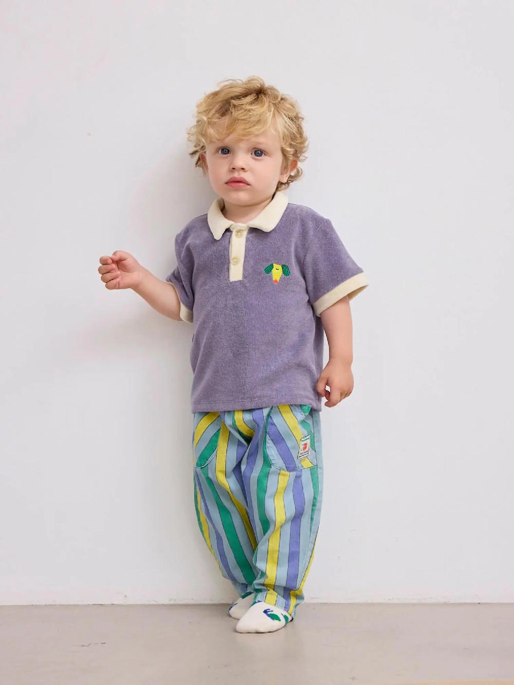 Bobo choses Happy Dog terry cloth polo En línea
