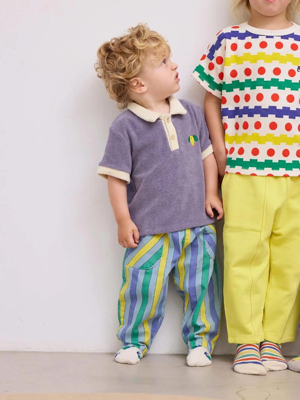 Bobo choses Happy Dog terry cloth polo En línea