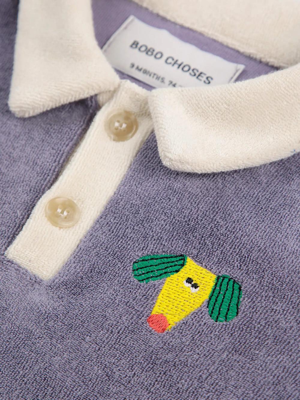 Bobo choses Happy Dog terry cloth polo En línea