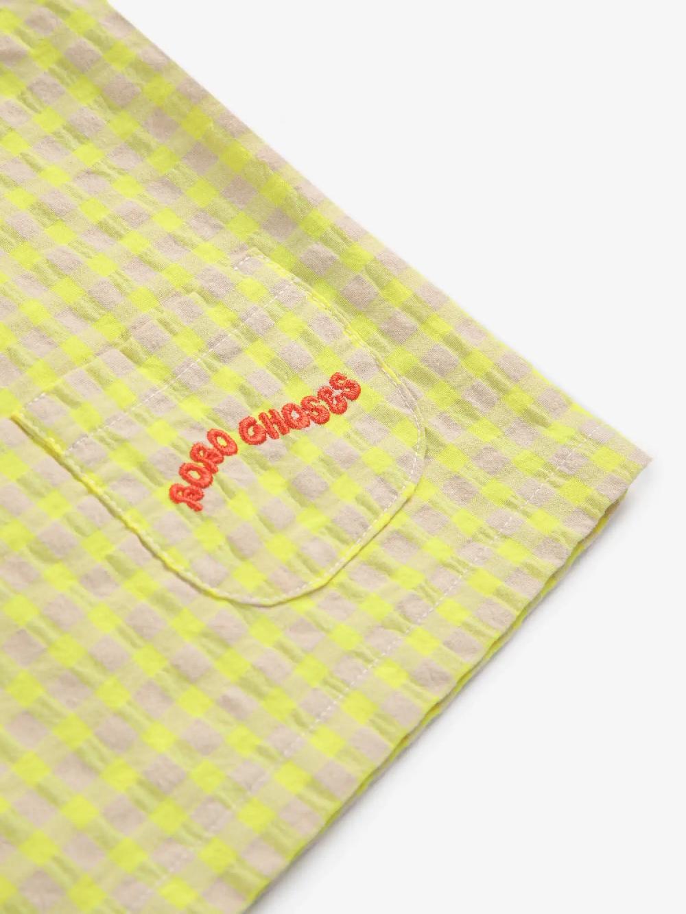 Bobo choses Vichy woven blouse Rebajas