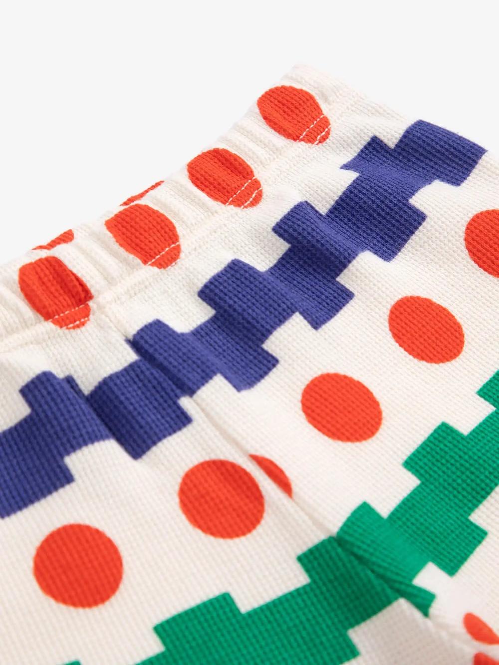 Bobo choses Geometrical all over waffle shorts Venta caliente