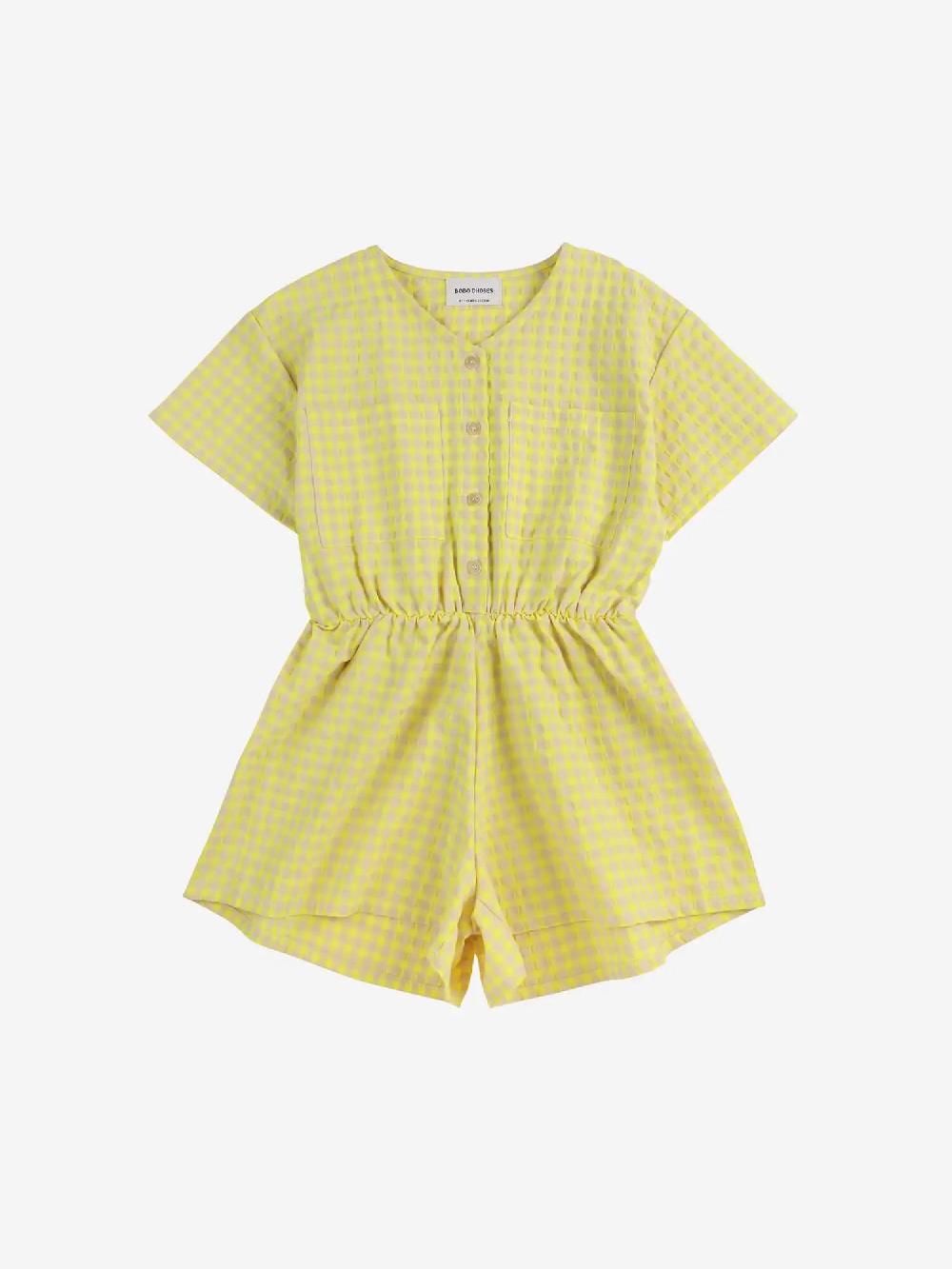 Bobo choses Vichy woven playsuit Envío gratis
