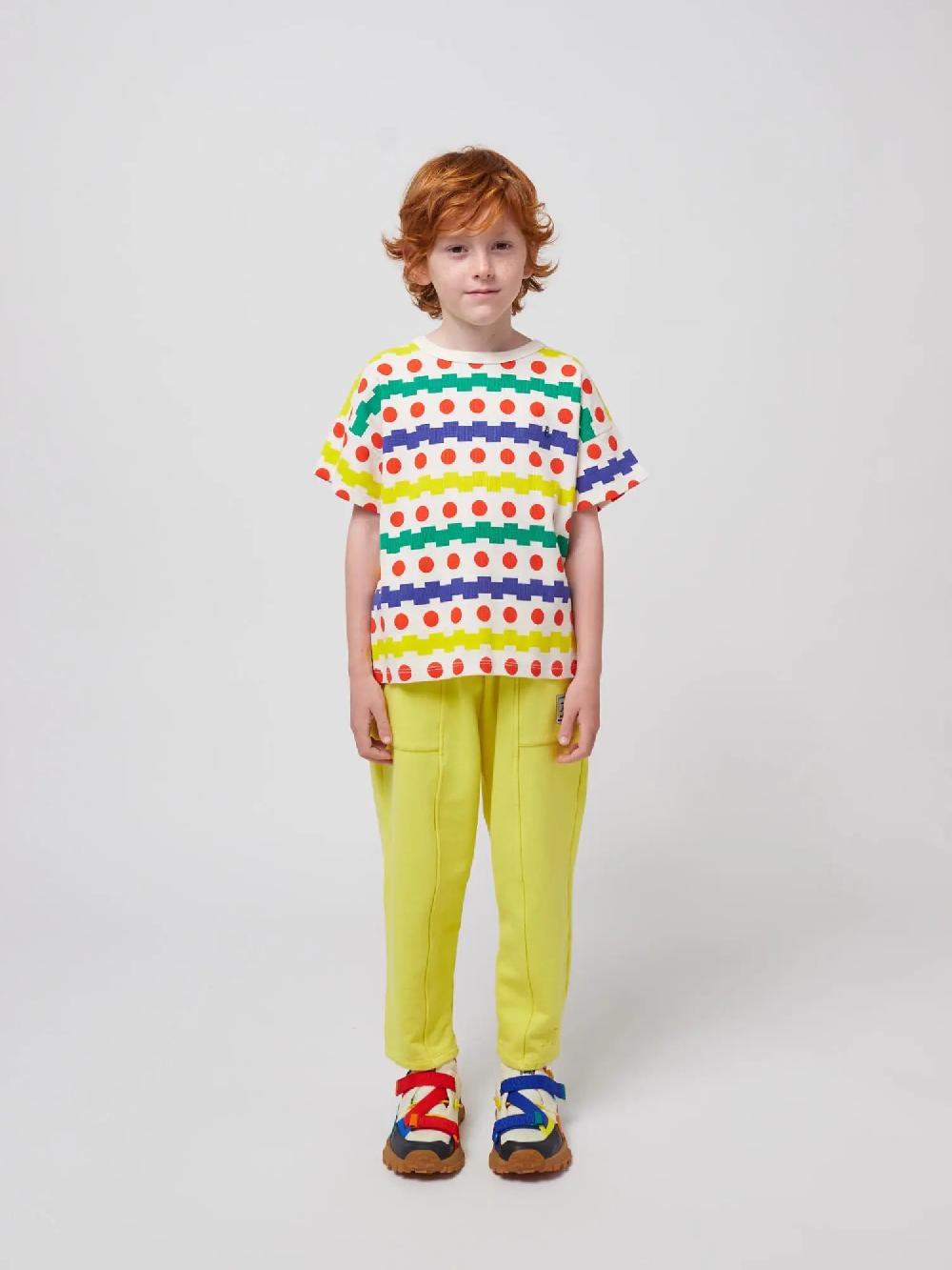 Bobo choses Geometric all over waffle T-shirt Promoción trimestral
