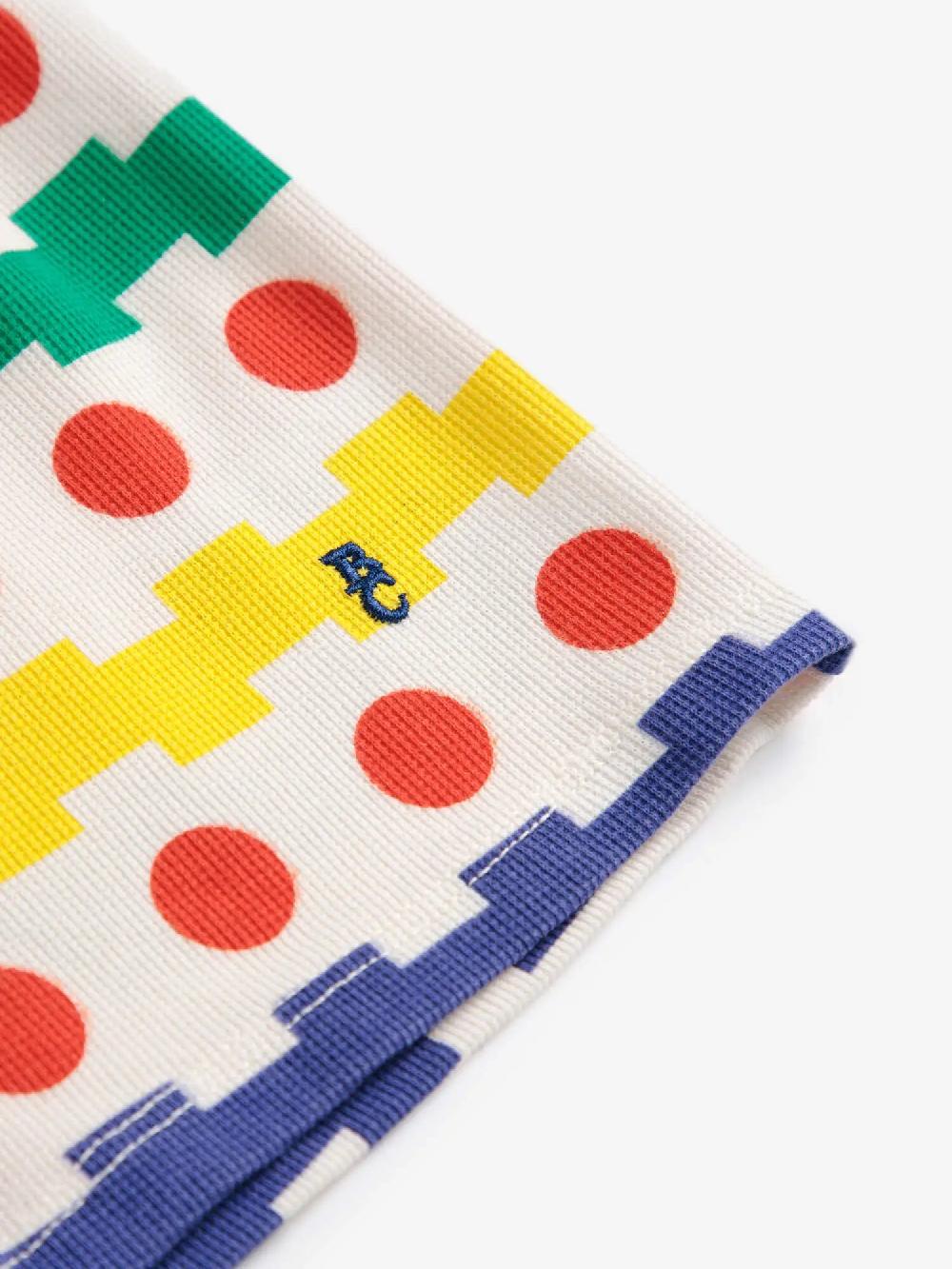 Bobo choses Geometric all over waffle shorts Última moda