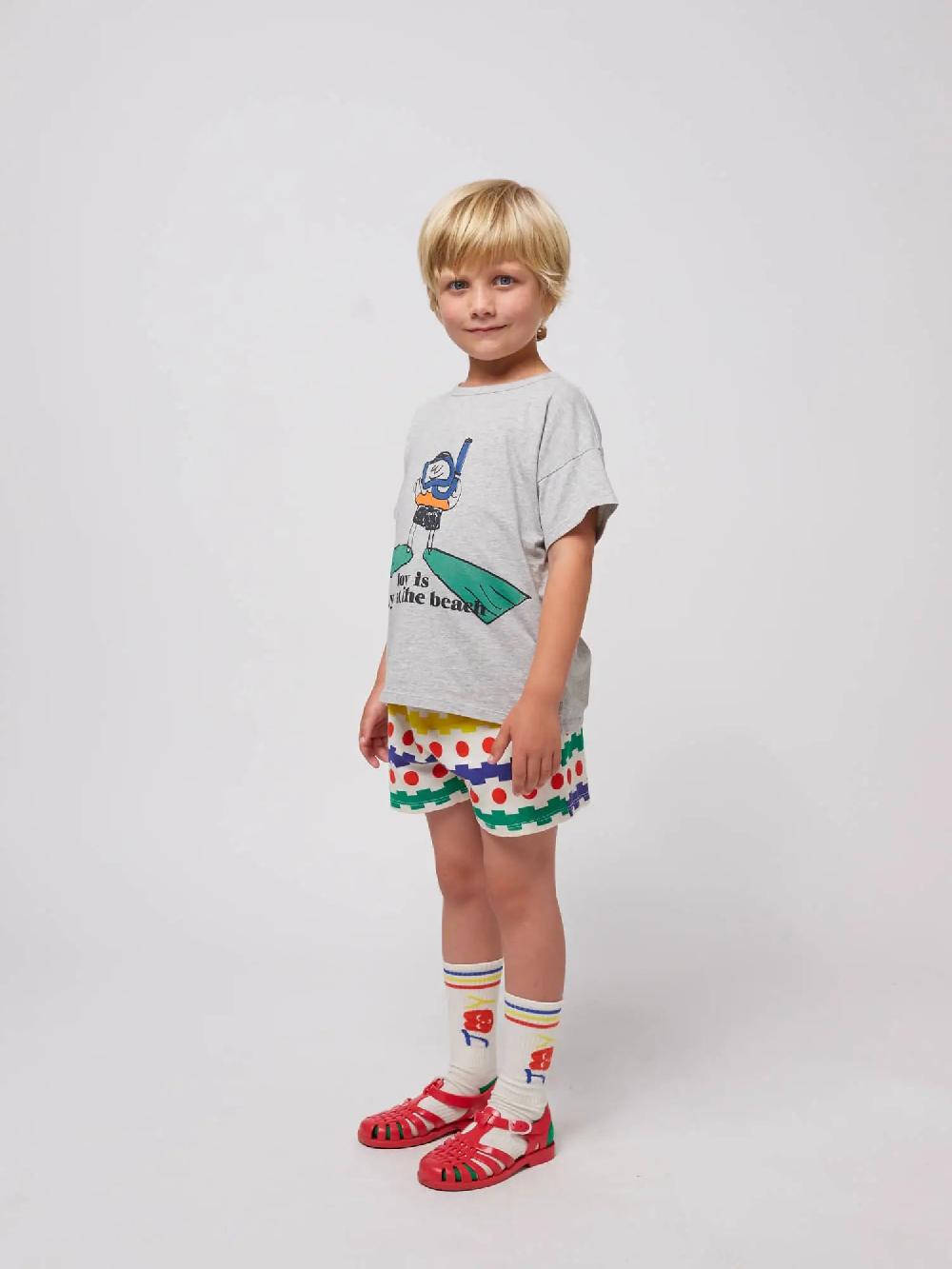 Bobo choses Geometric all over waffle shorts Última moda