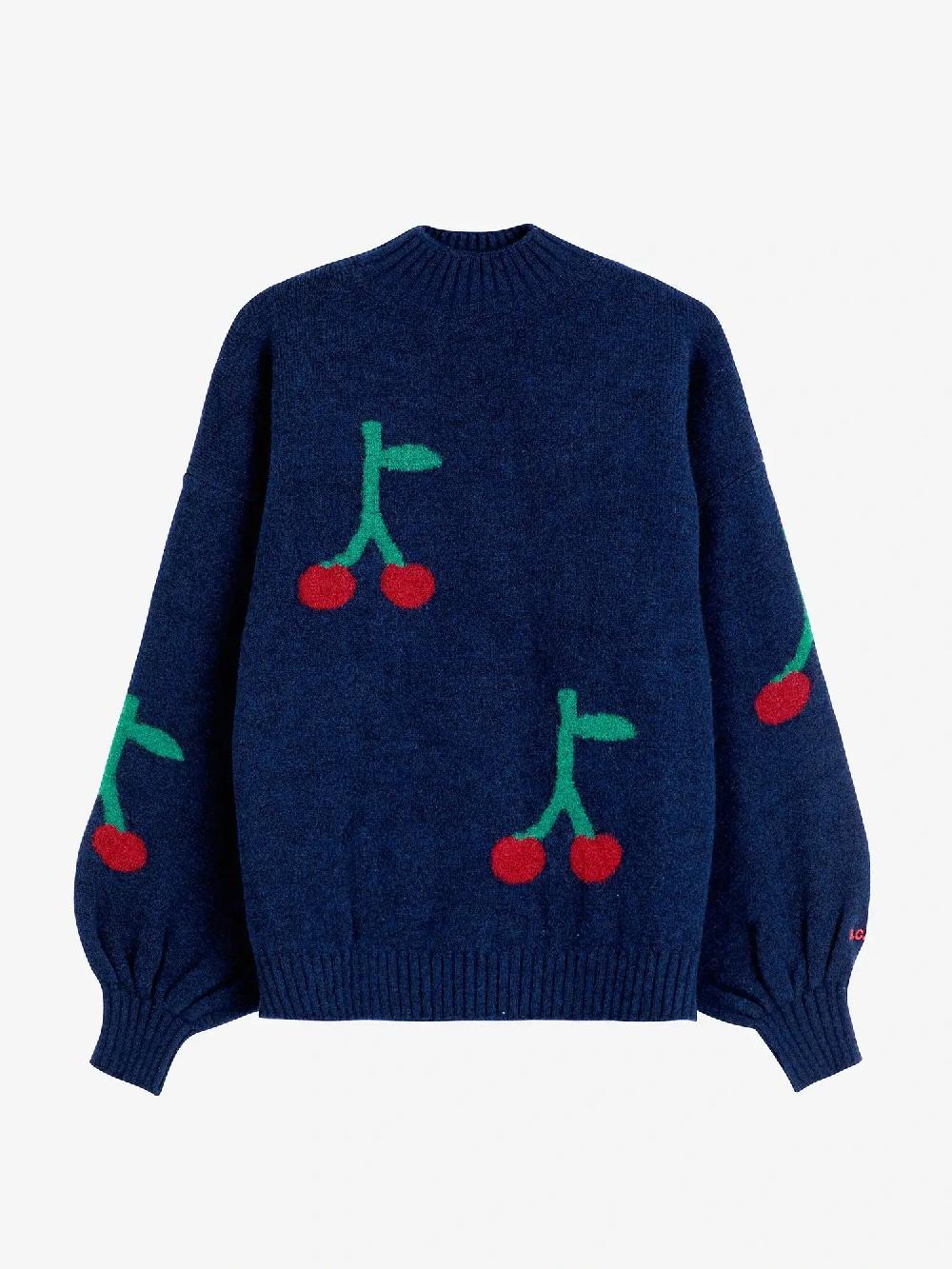 Bobo choses Cherry printed turtle neck jumper Rebajas de fin de temporada