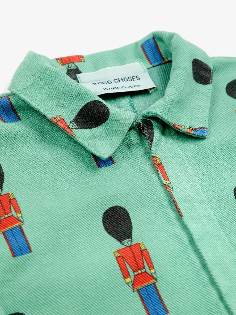 Bobo choses Little Tin Soldiers all over woven overall Rebajas de fábrica