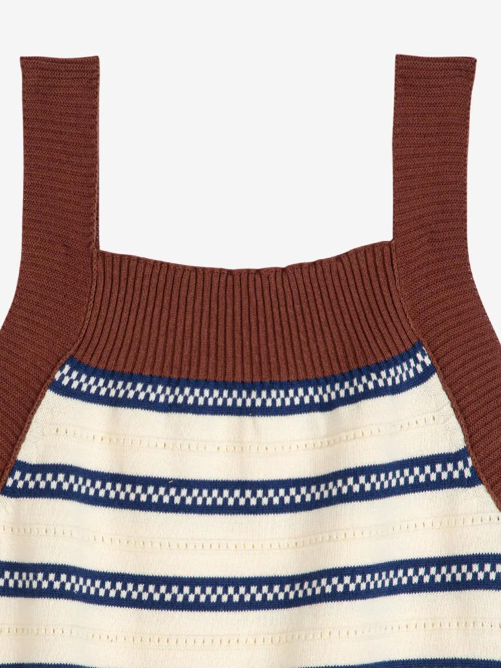 Bobo choses Stripes knitted tank top Solo hoy