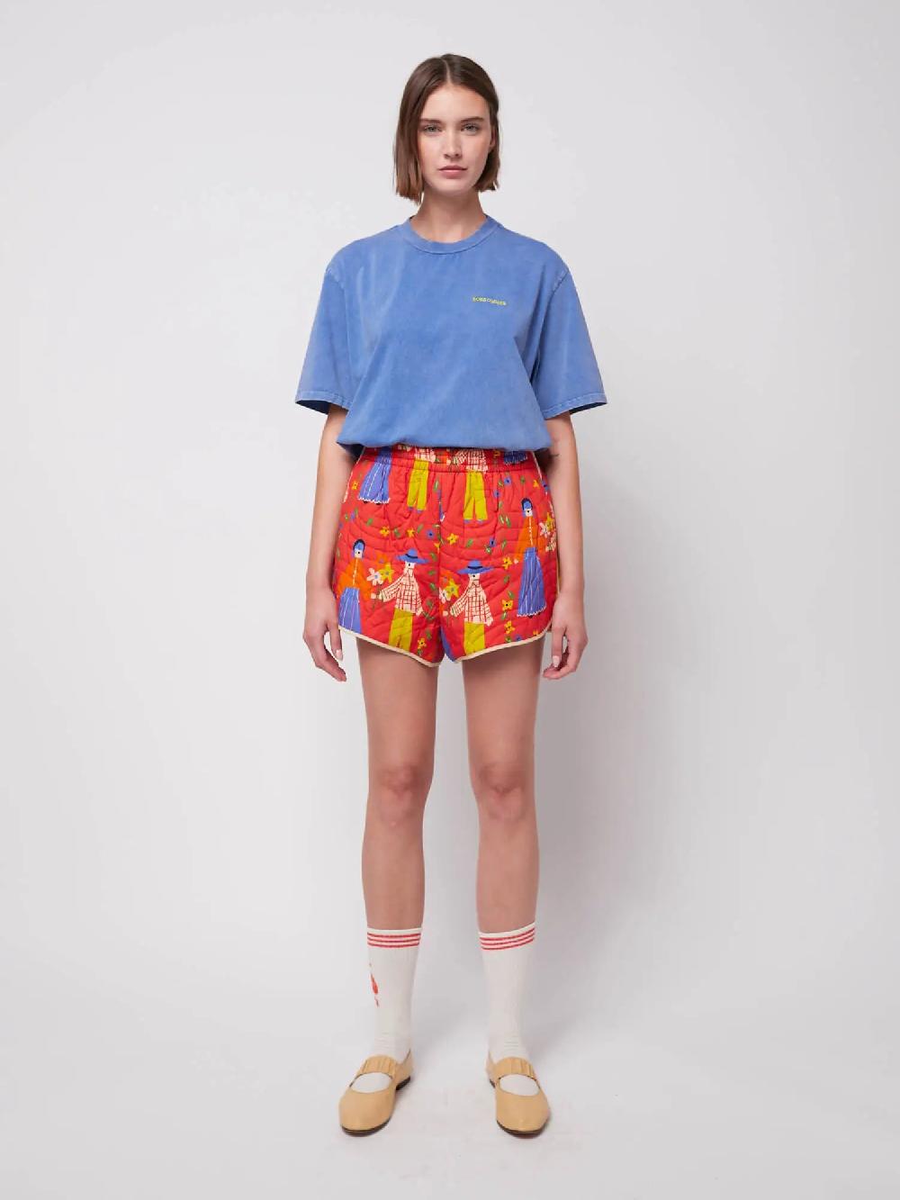 Bobo choses Couples print quilted short Oferta especial de fábrica