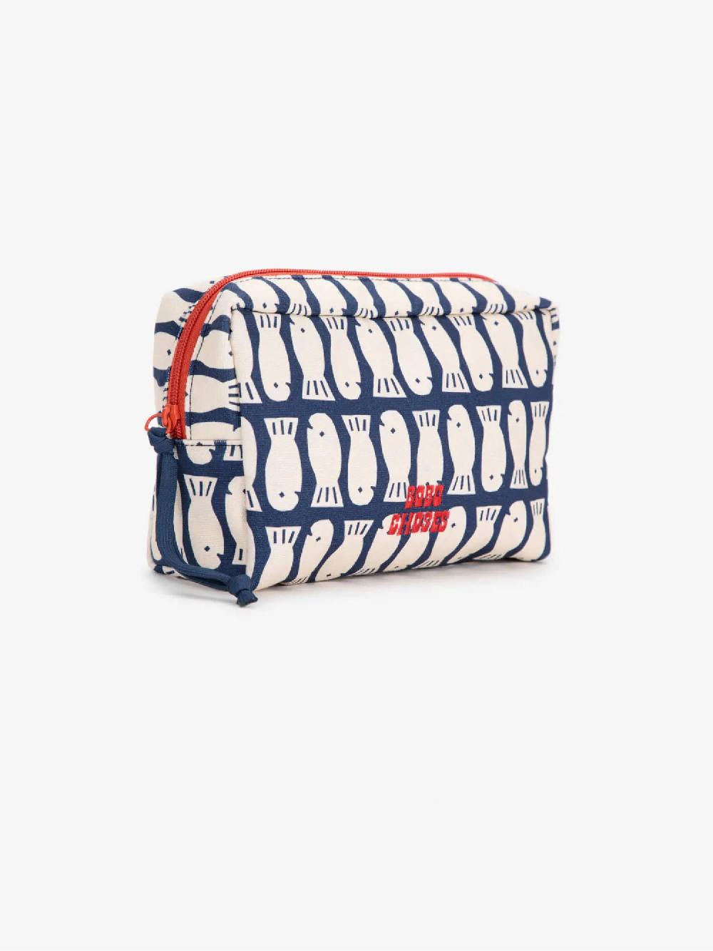 Bobo choses Lucky Fish printed cotton pouch Limitado a 3 días