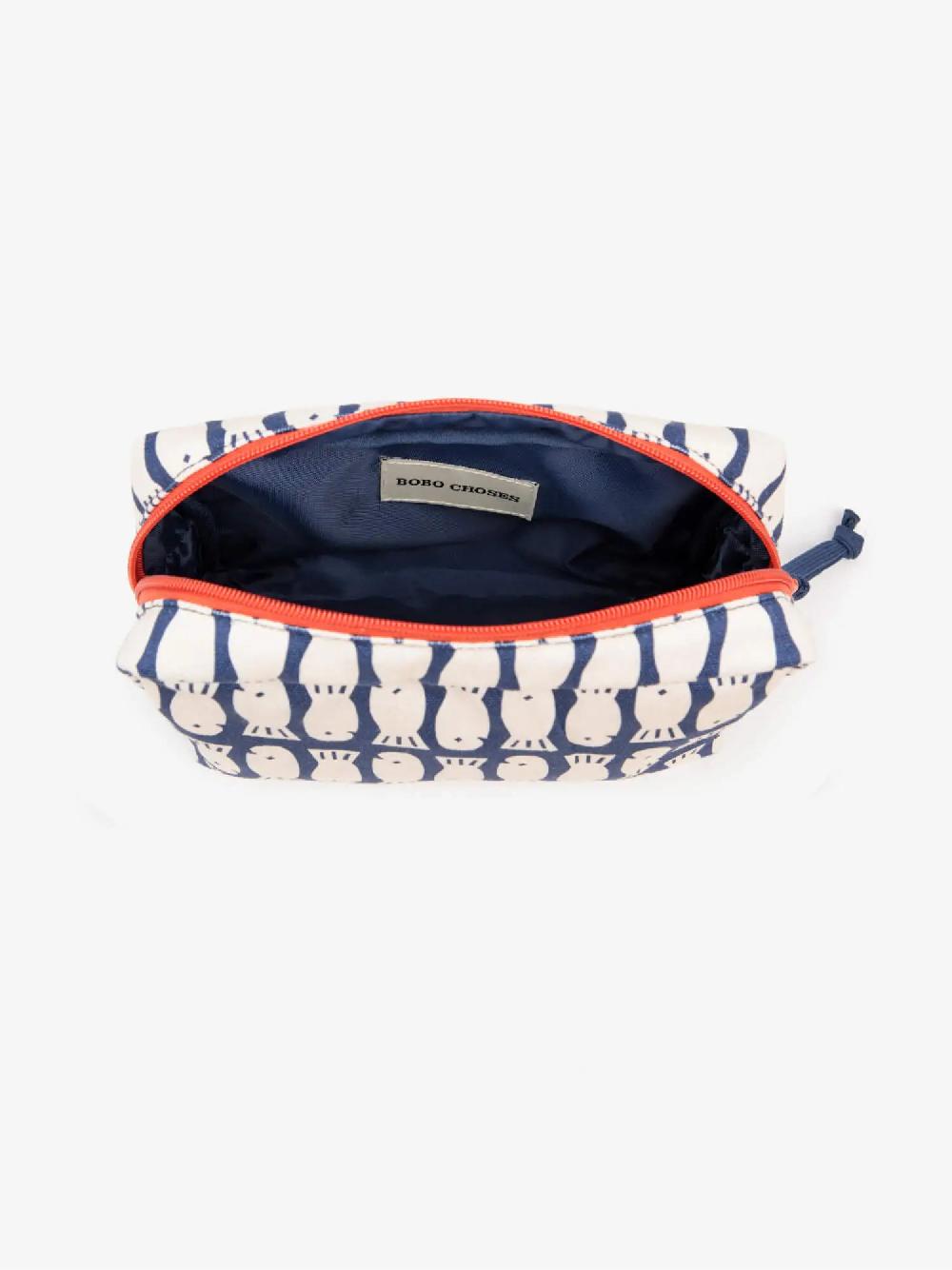 Bobo choses Lucky Fish printed cotton pouch Limitado a 3 días
