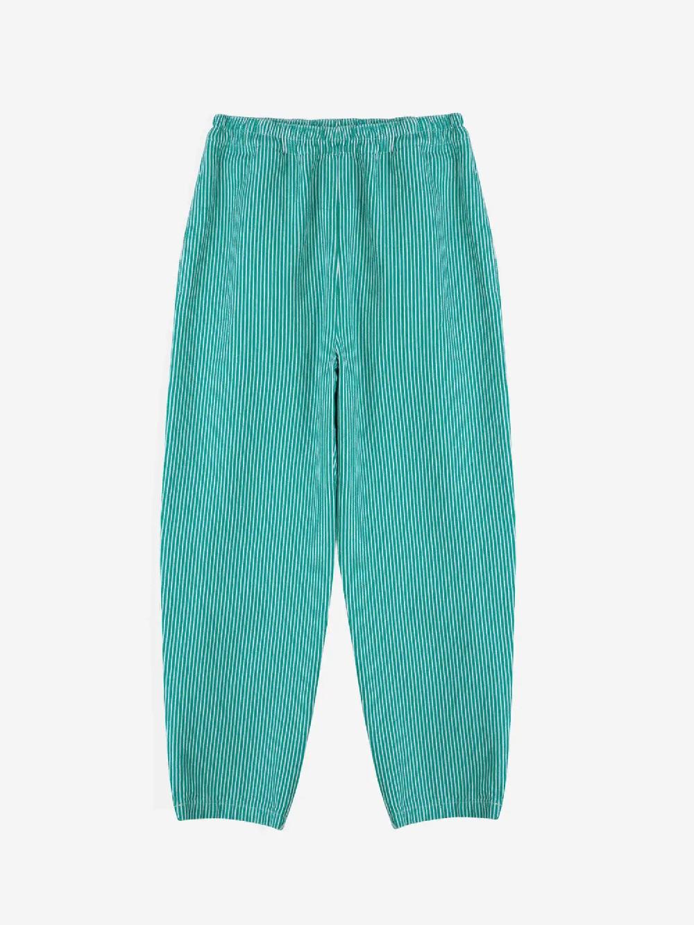 Bobo choses Striped twill cocoon pants Descuentos del mes
