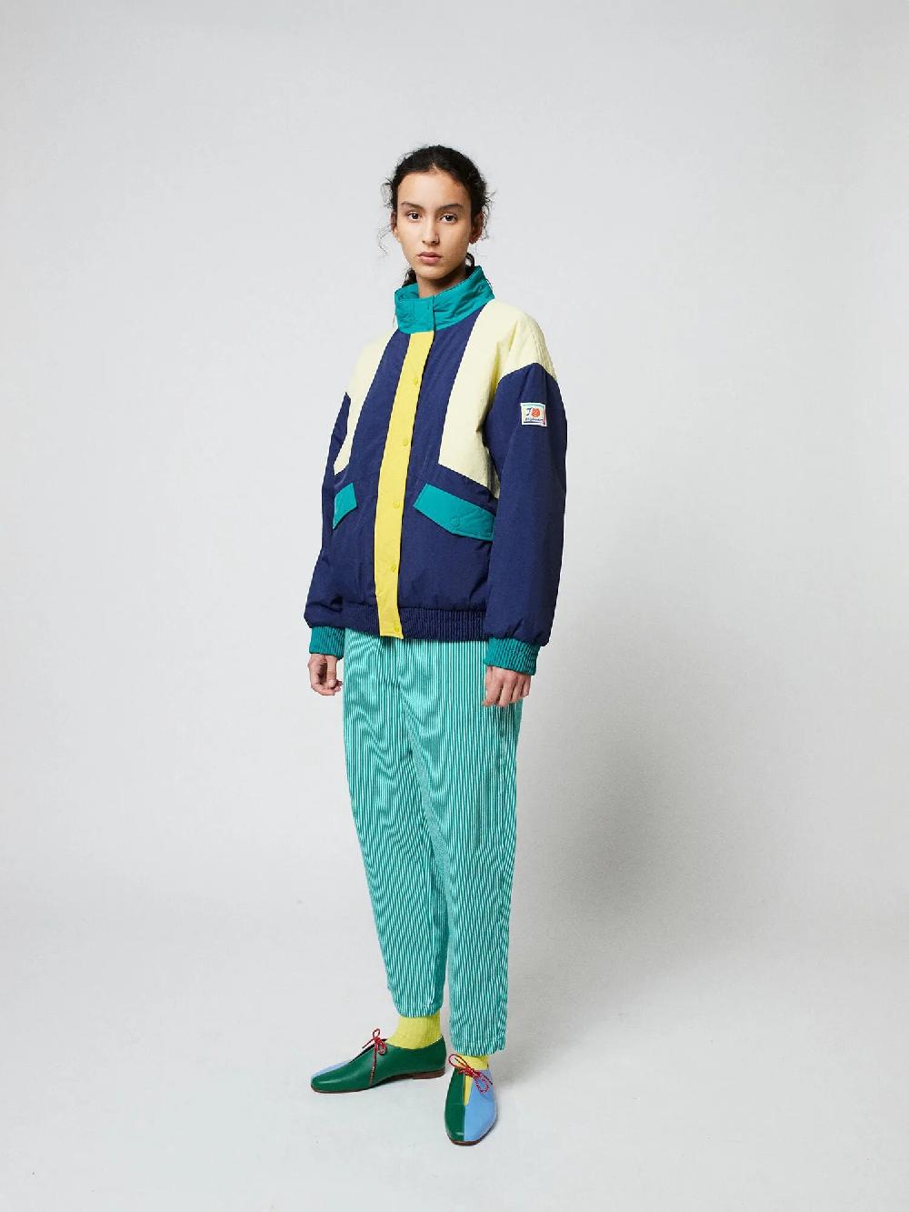 Bobo choses Striped twill cocoon pants Descuentos del mes