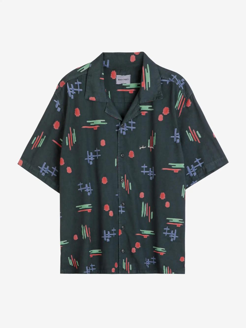 Bobo choses Multicolor print unisex shirt Rebajas de fin de temporada