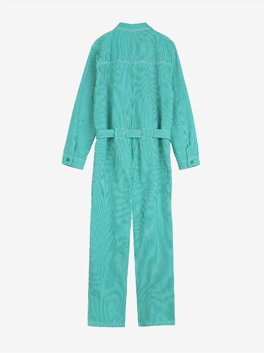 Bobo choses Striped twill jumpsuit Tienda