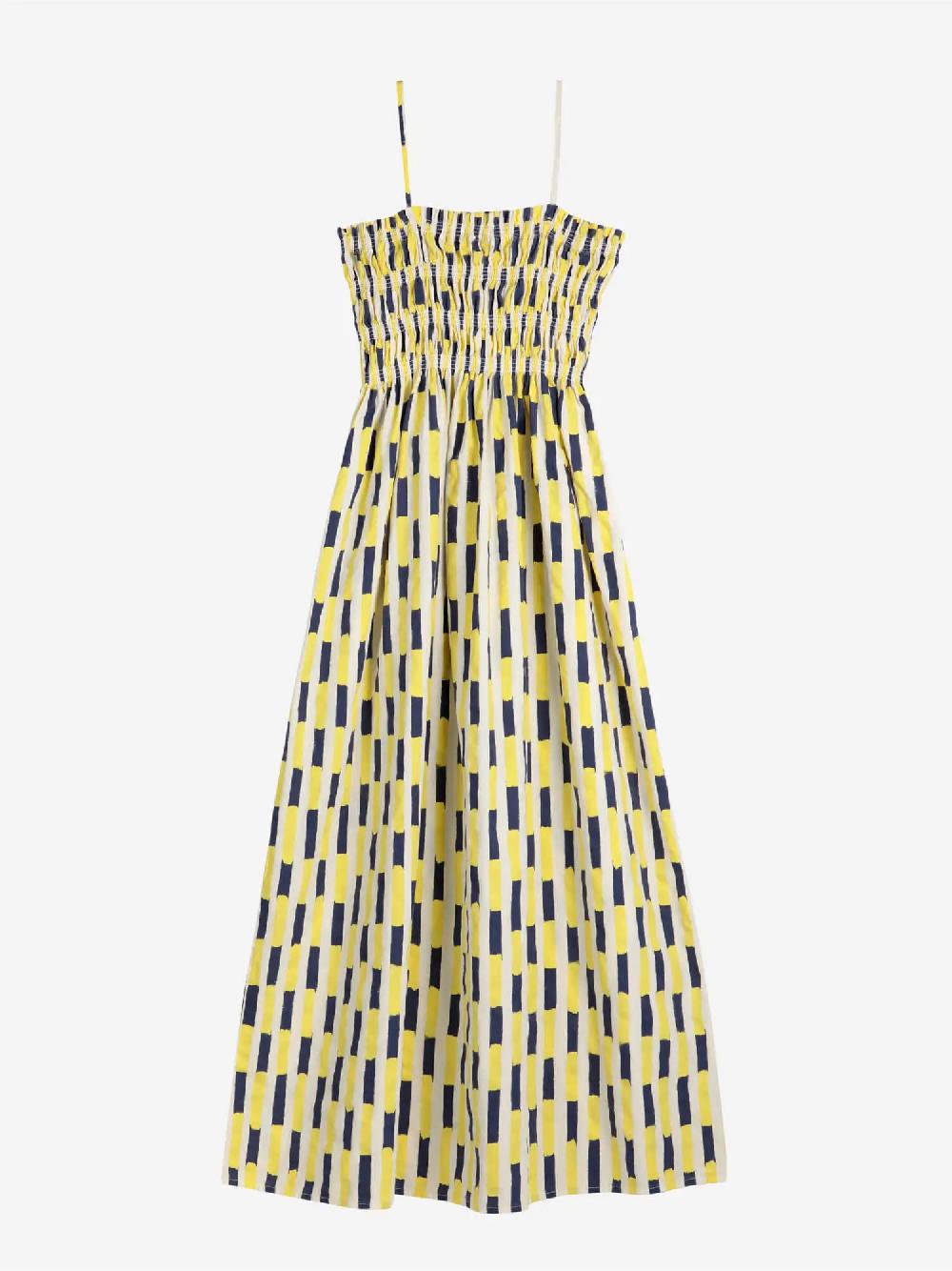 Bobo choses Brush strokes gathered bustier dress Liquidación