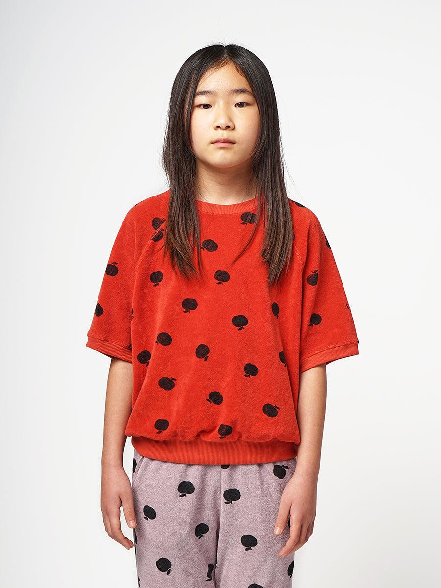 Bobo choses Poma allover short sleeve terry sweatshirt Tienda de fábrica