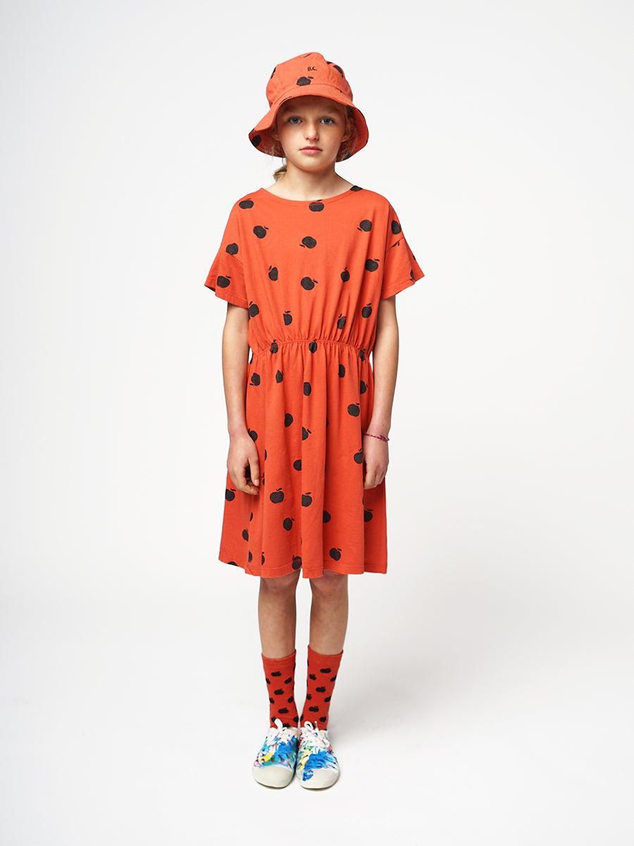 Bobo choses Poma red allover dress Descuentos del mes