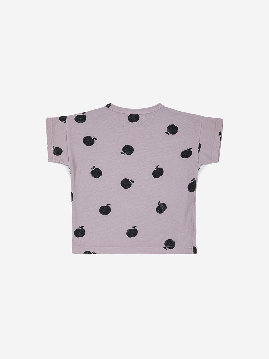 Bobo choses Poma all over lavander short sleeve T-shirt Ofertas de temporada