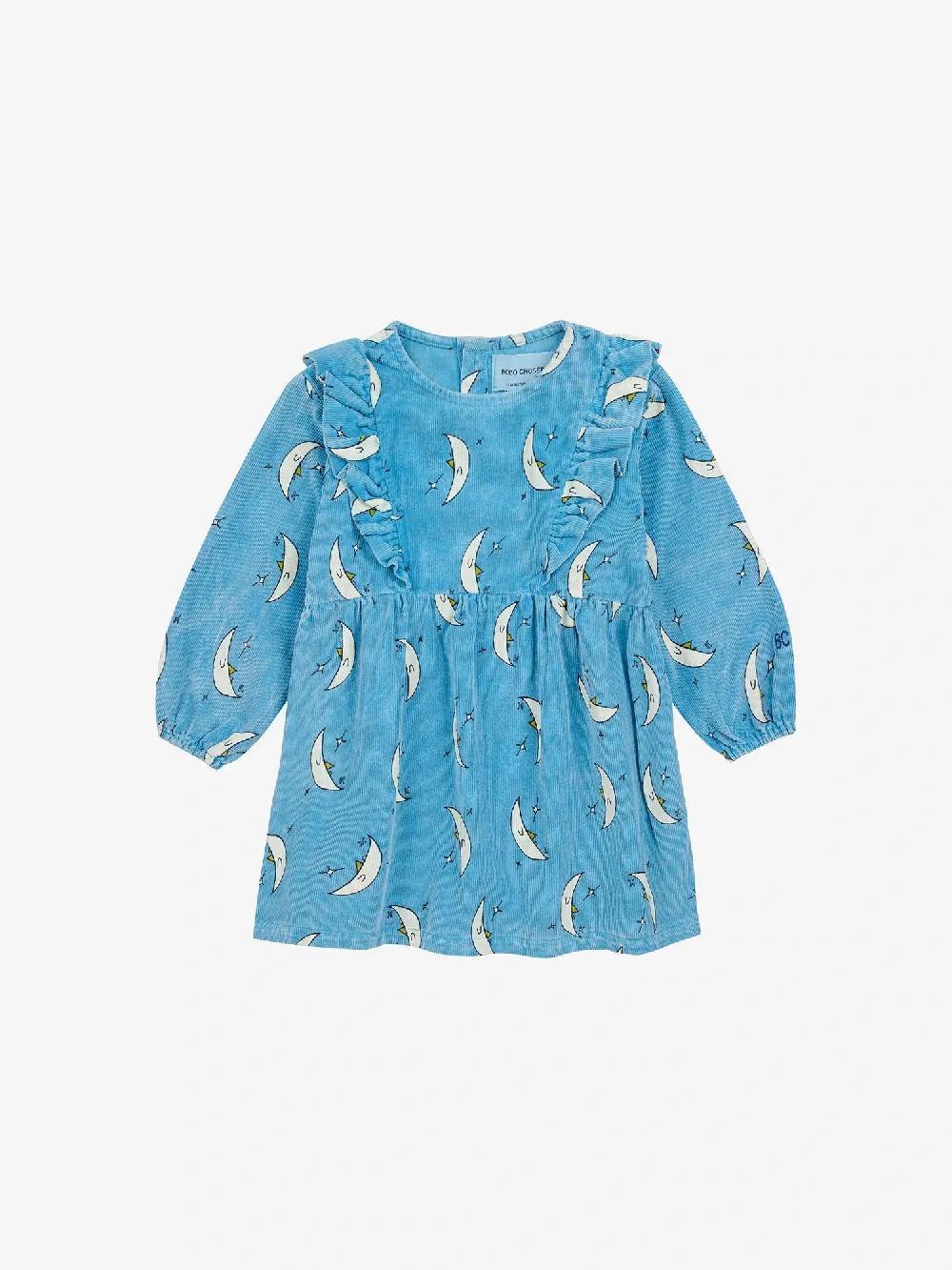 Bobo choses Beneath The Moon all over micro corduroy dress Liquidación